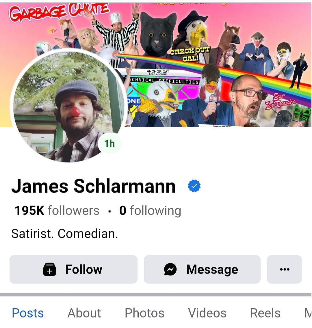 James Schlarmann's bio on Facebook (Photo via Facebook/James Schlarmann)